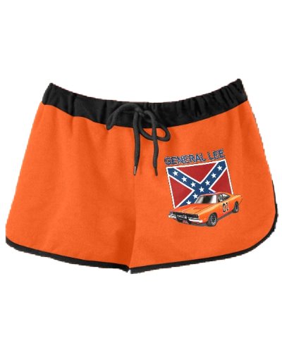 Dukes of Hazzard General Lee women's premium sport shorts